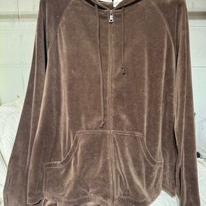Kim Rogers Chocolate Velour Jacket